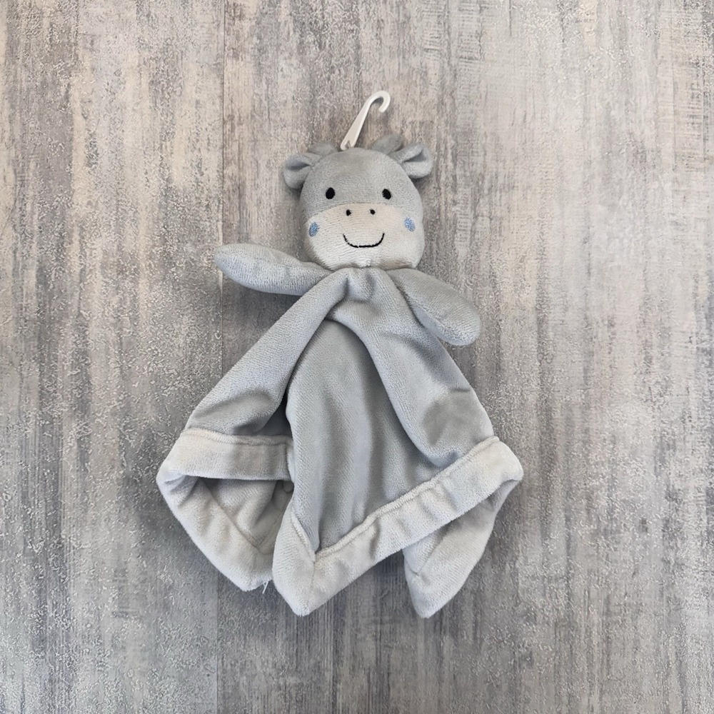Little Haven Blue Giraffe Baby Comforter Security Blanket Soft Toy